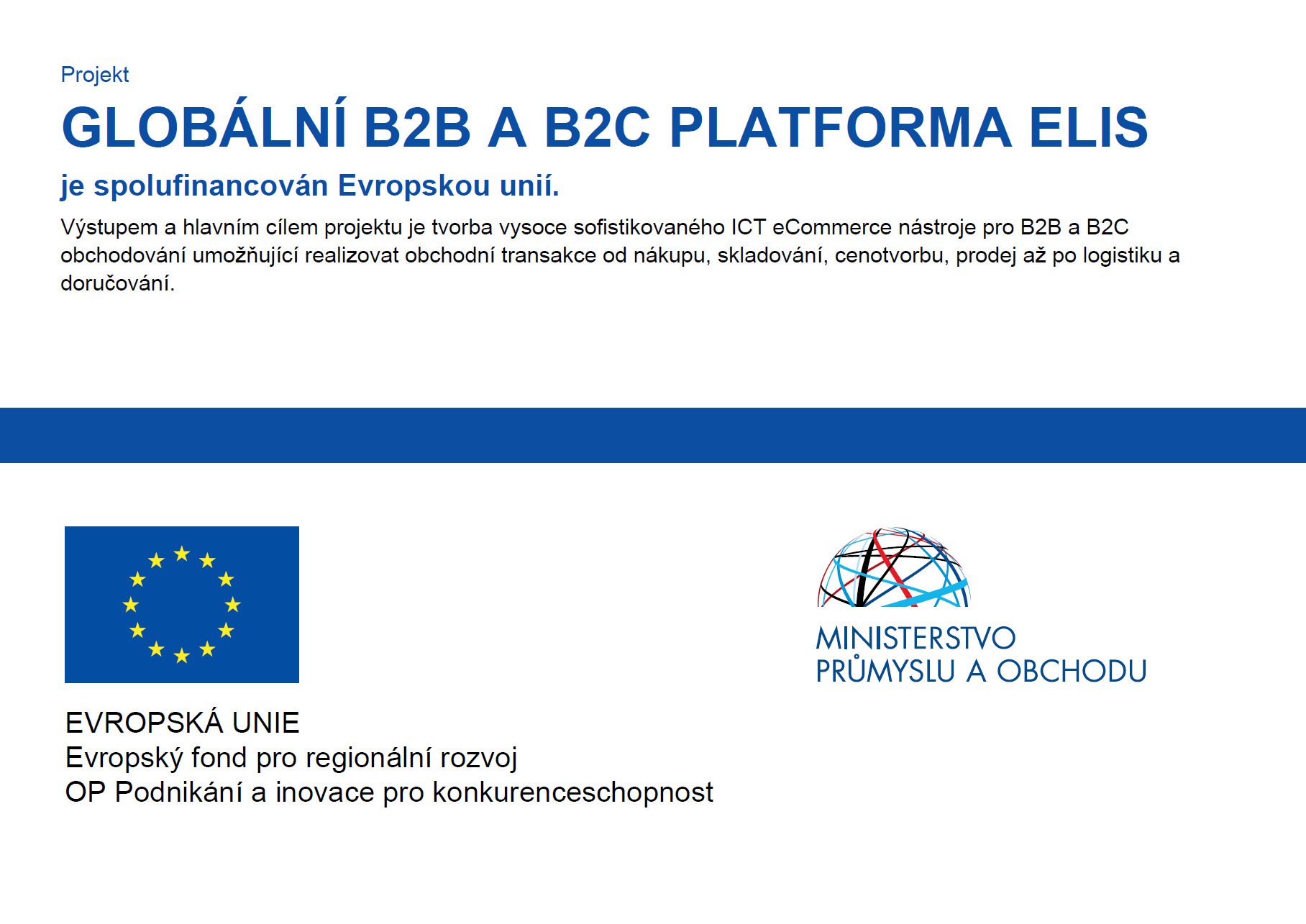 Global B2B and B2C platform ELIS